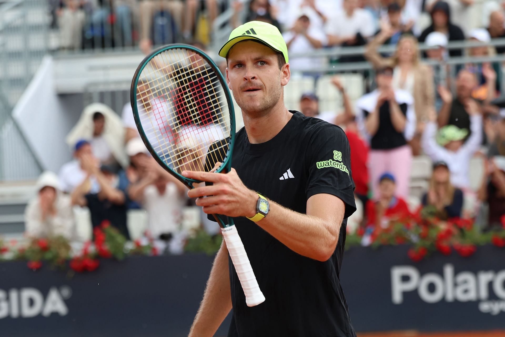 Hurkacz at the 2025 Italian Open (Source: Getty)